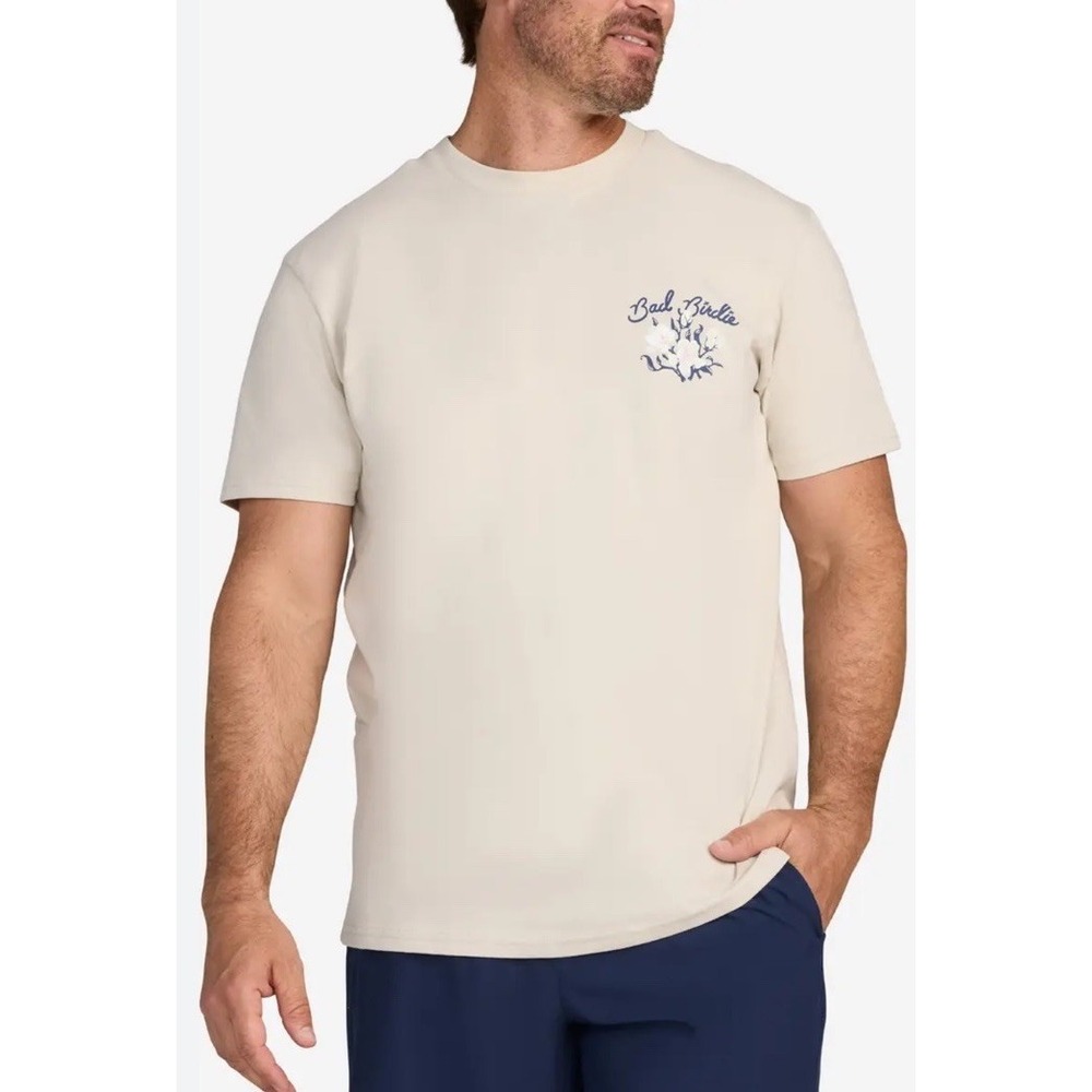 Bad Birdie Botanicals Graphic Men's Golf T-Shirt NWT size L